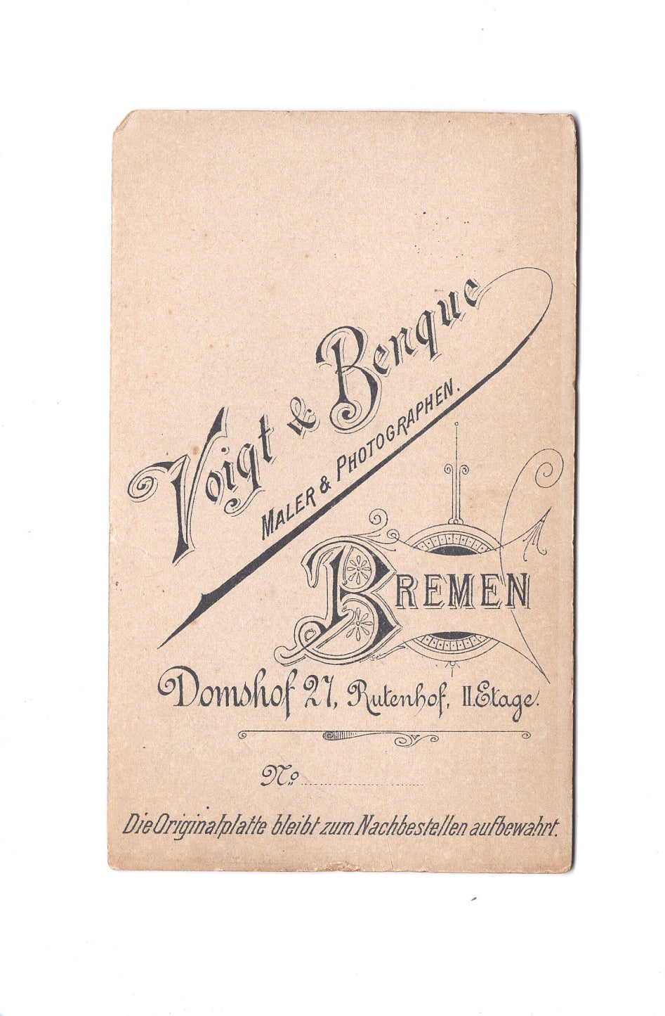 Fotografie Niedliche kleine Kinder - Bremen 1890er