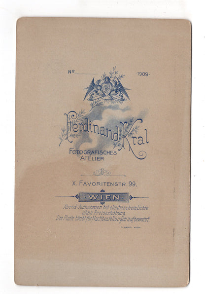 Fotografie Niedliches kleines Mädchen - Wien 1909 / CAB U-26