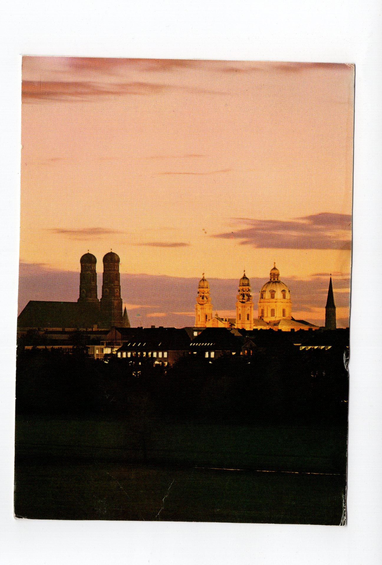 Ansichtskarte München / Frauenkirche & Theatinerkirche