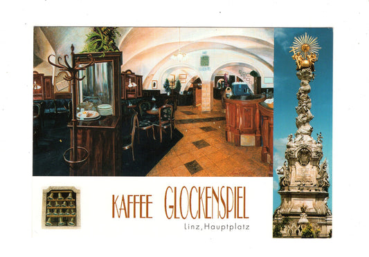 Ansichtskarte Kaffee Glockenspiel / Linz an der Donau / Oberösterreich / Österreich