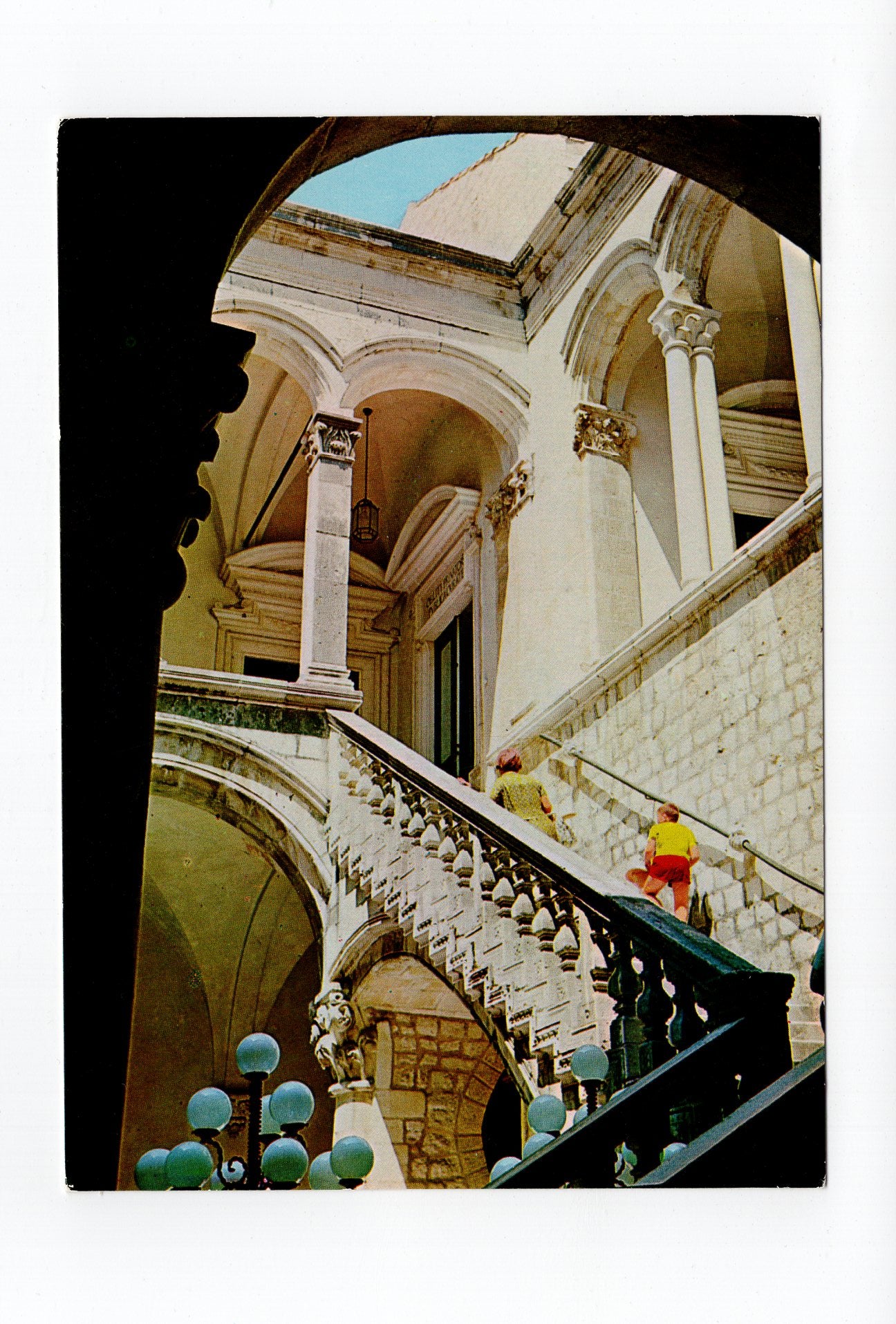 Ansichtskarte Dubrovnik / Atrium des Fürsten-Palst / Kroatien