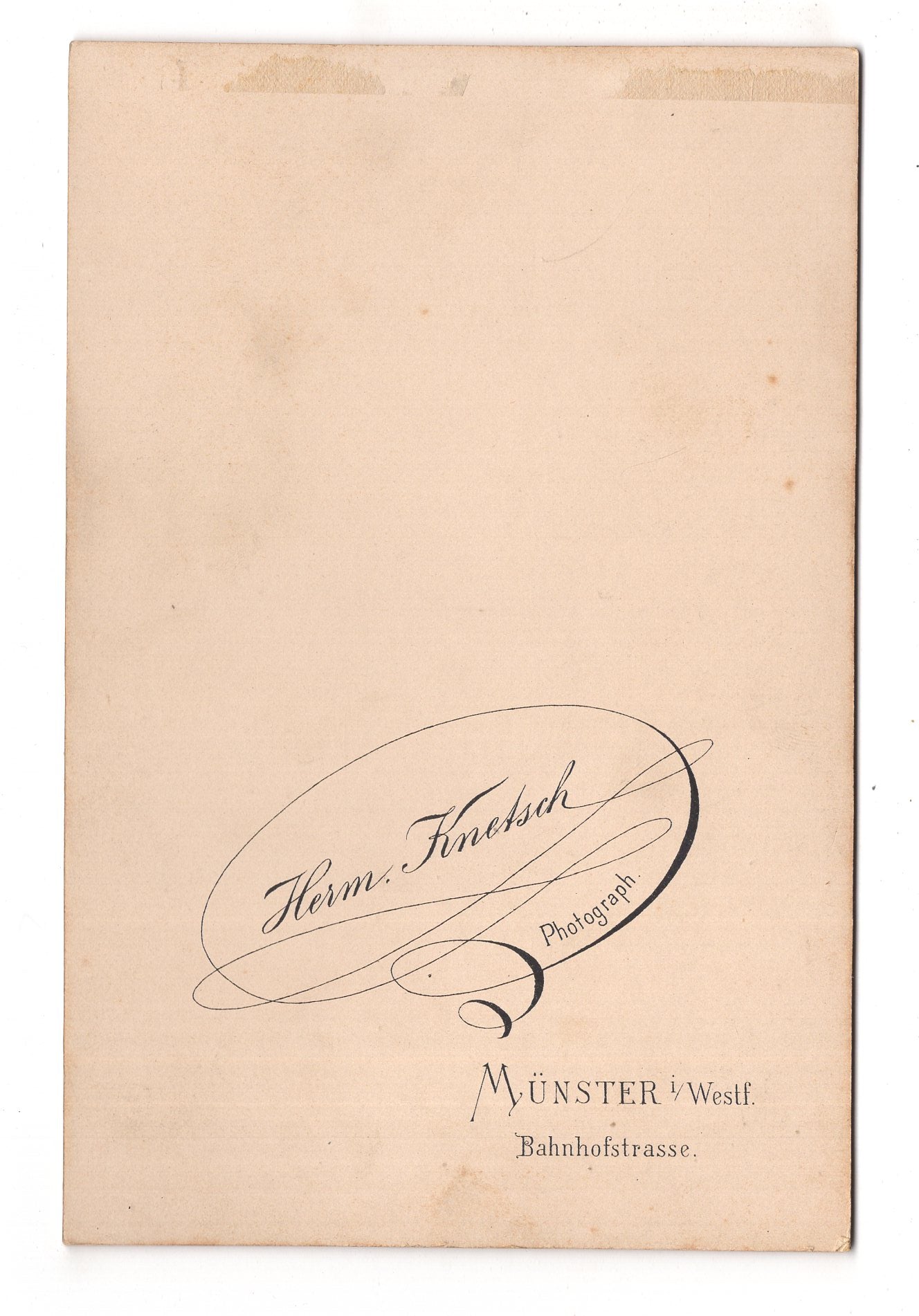 Fotografie Feines Paar - Münster 1890er