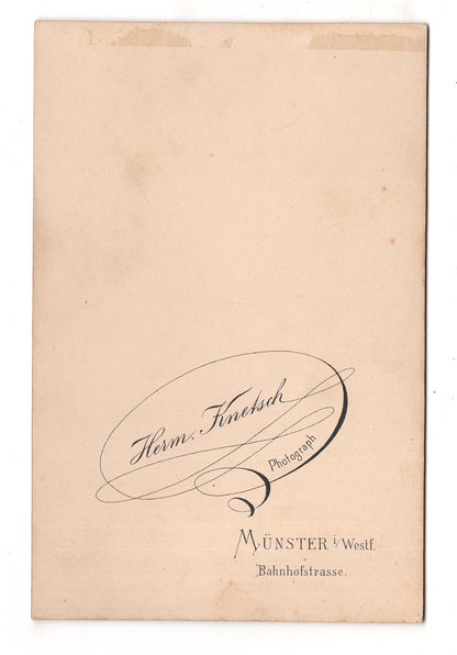 Fotografie Feines Paar - Münster 1890er