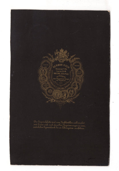 Fotografie Feine Dame - Neuwied 1880er / CAB W-29