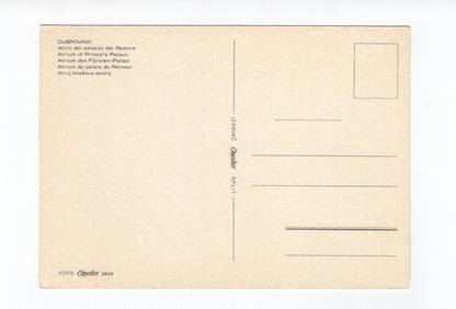 Ansichtskarte Dubrovnik / Atrium des Fürsten-Palst / Kroatien