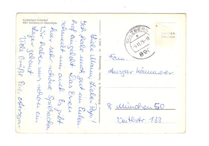 Ansichtskarte Kinderheim Eulenhof / Sulzberg im Oberallgäu / H1-58