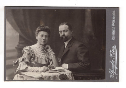 Fotografie Feines Paar - Königssteele / Wattenscheid um 1910