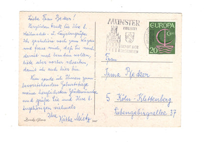 Ansichtskarte Glückwünsche / Glückwunsch zum Geburtstag / L1-60