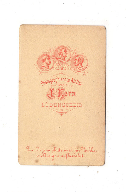 Fotografie Niedliches kleines Kind - Lüdenscheid 1870er