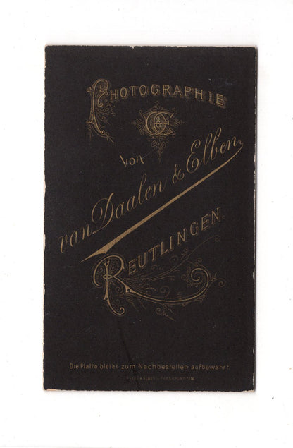 Fotografie Herrenportrait - Reutlingen 1880er / CDV C1-25