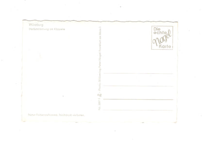 Ansichtskarte Würzburg / Herbststimmung am Käppele