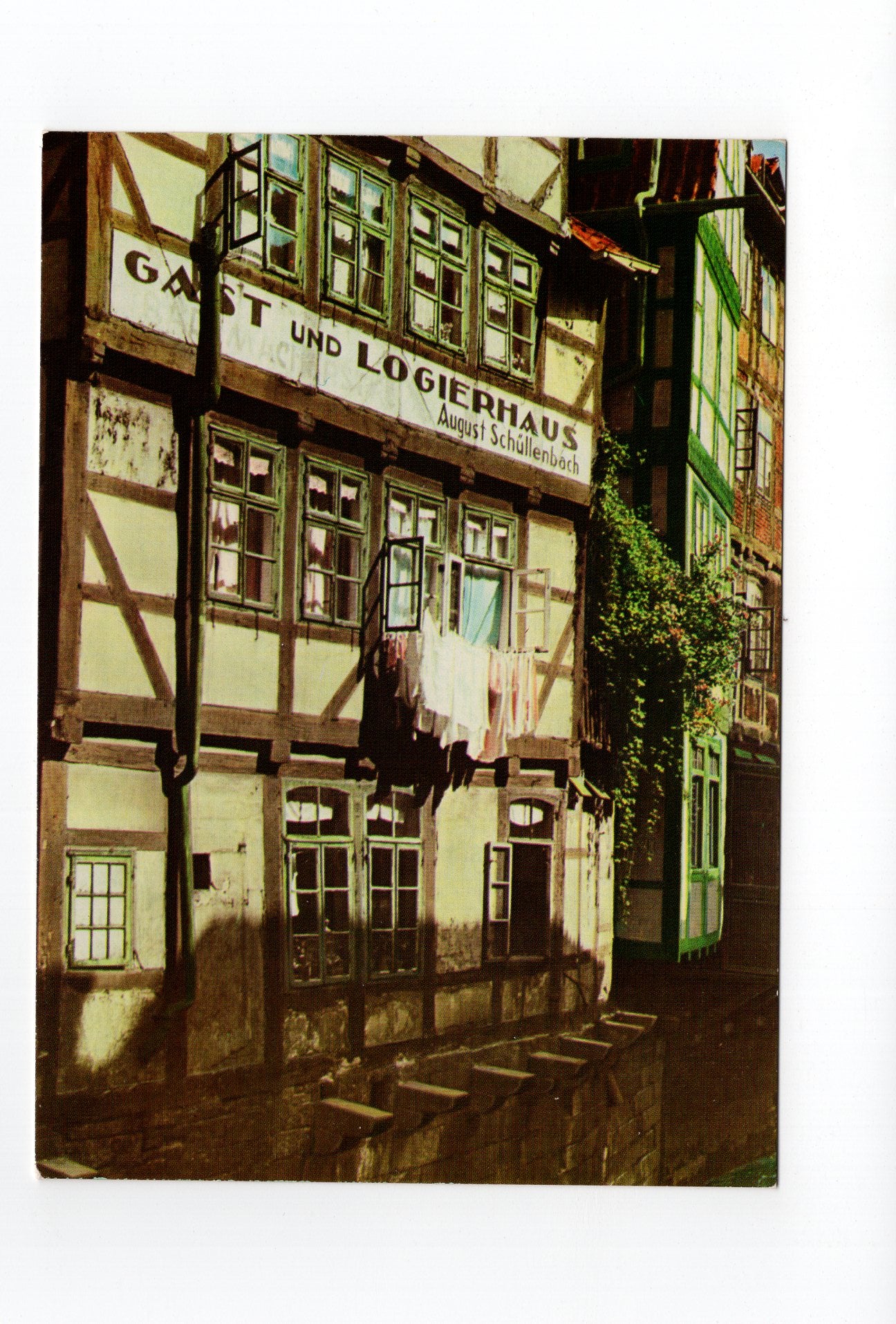 Ansichtskarte Alt-Hannover - Häuser an der Leine
