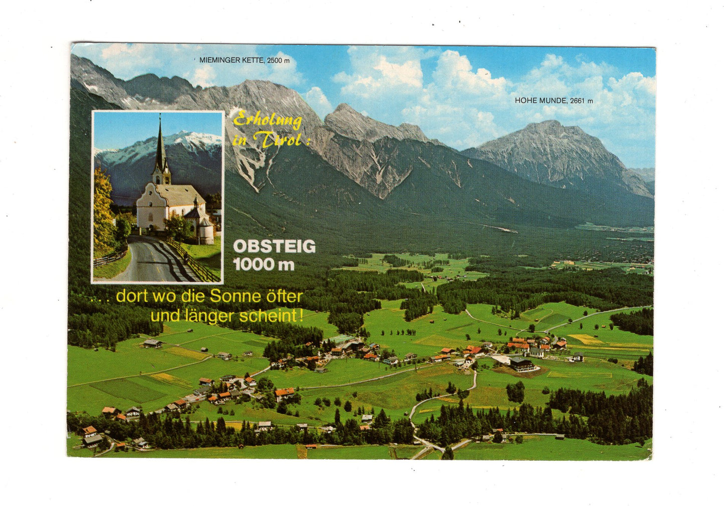Ansichtskarte Obsteig / Tirol / Österreich