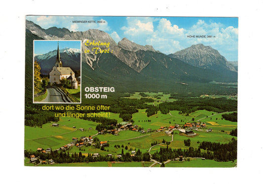 Ansichtskarte Obsteig / Tirol / Österreich