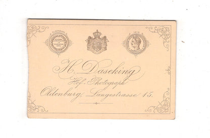 Fotografie Niedliche kleine Kinder - Oldenburg um 1880 / CDV M1-10