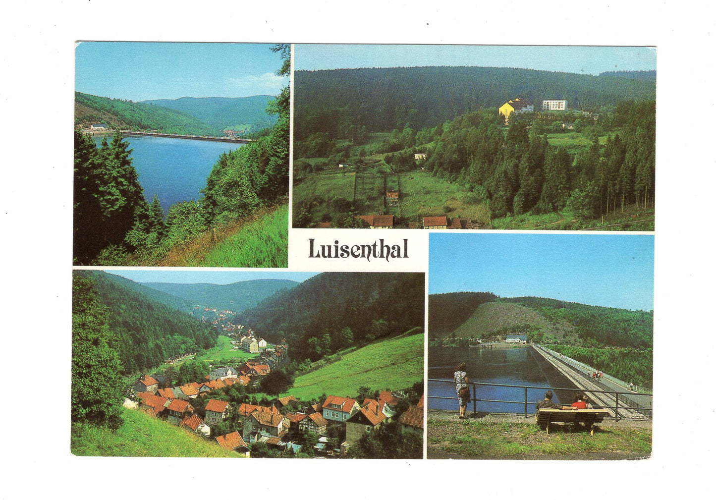 Ansichtskarte Luisenthal / Ohratalsperre / FDGB-Erholungsheim +++