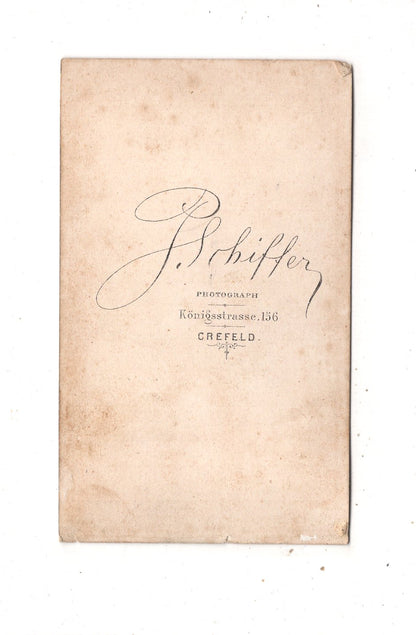 Fotografie Feine Dame - Krefeld um 1870