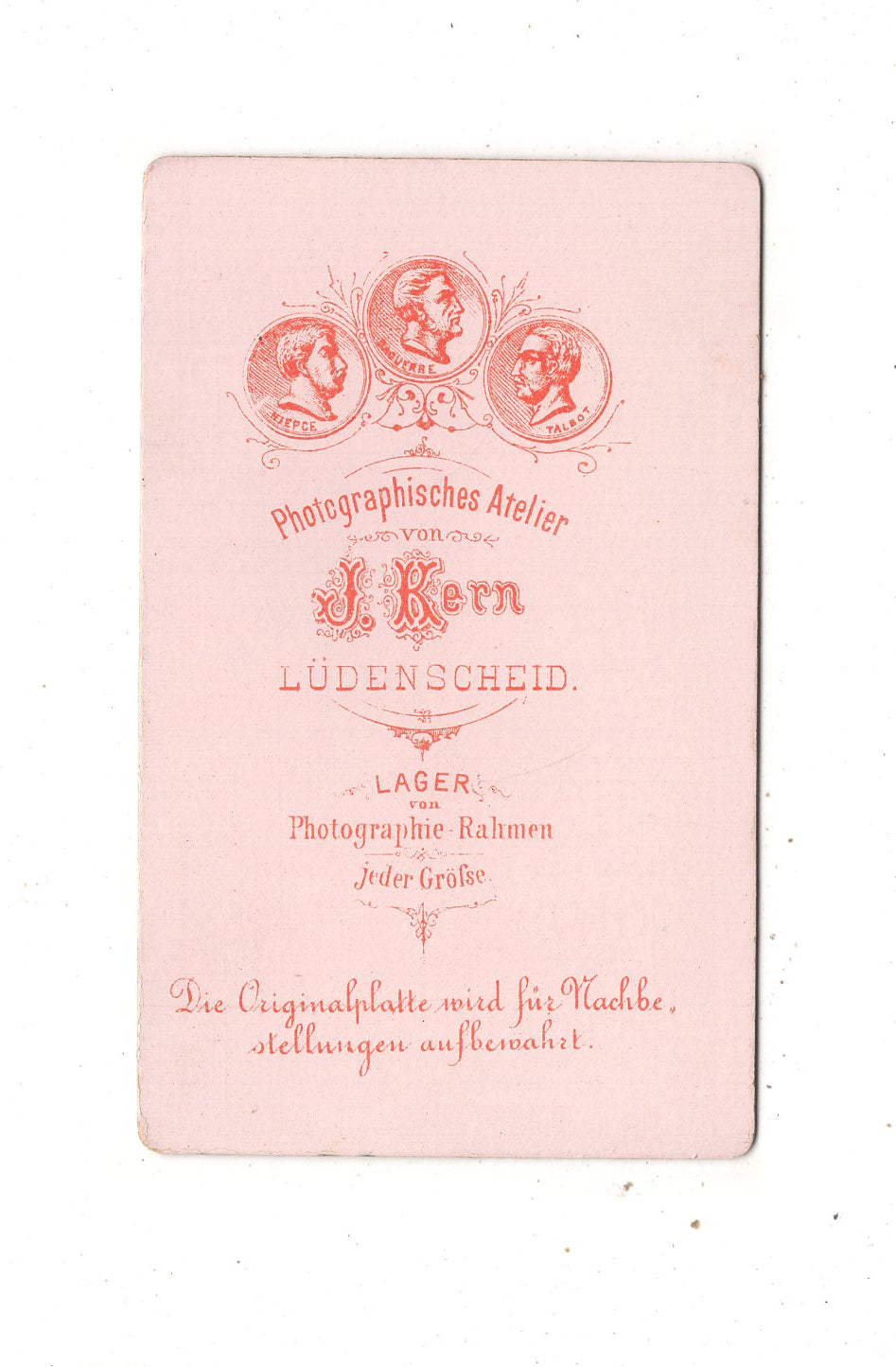 Fotografie Niedliches kleines Kind - Lüdenscheid 1870er