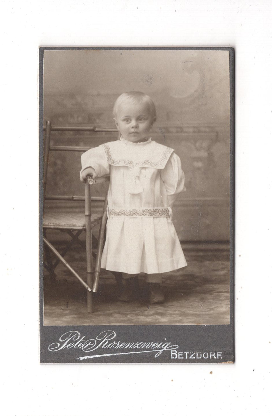 Fotografie Niedliches kleines Kind - Betzdorf 1900er