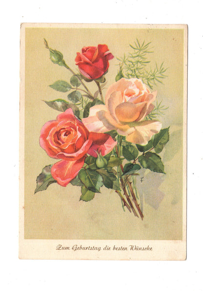 Ansichtskarte Glückwünsche / Glückwunsch zum Geburtstag / L1-60