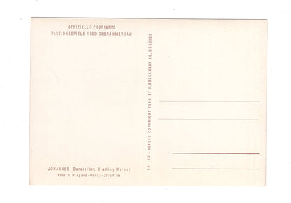 Ansichtskarte Passionsspiele Oberammergau 1960 / Johannes / Werner Bierling
