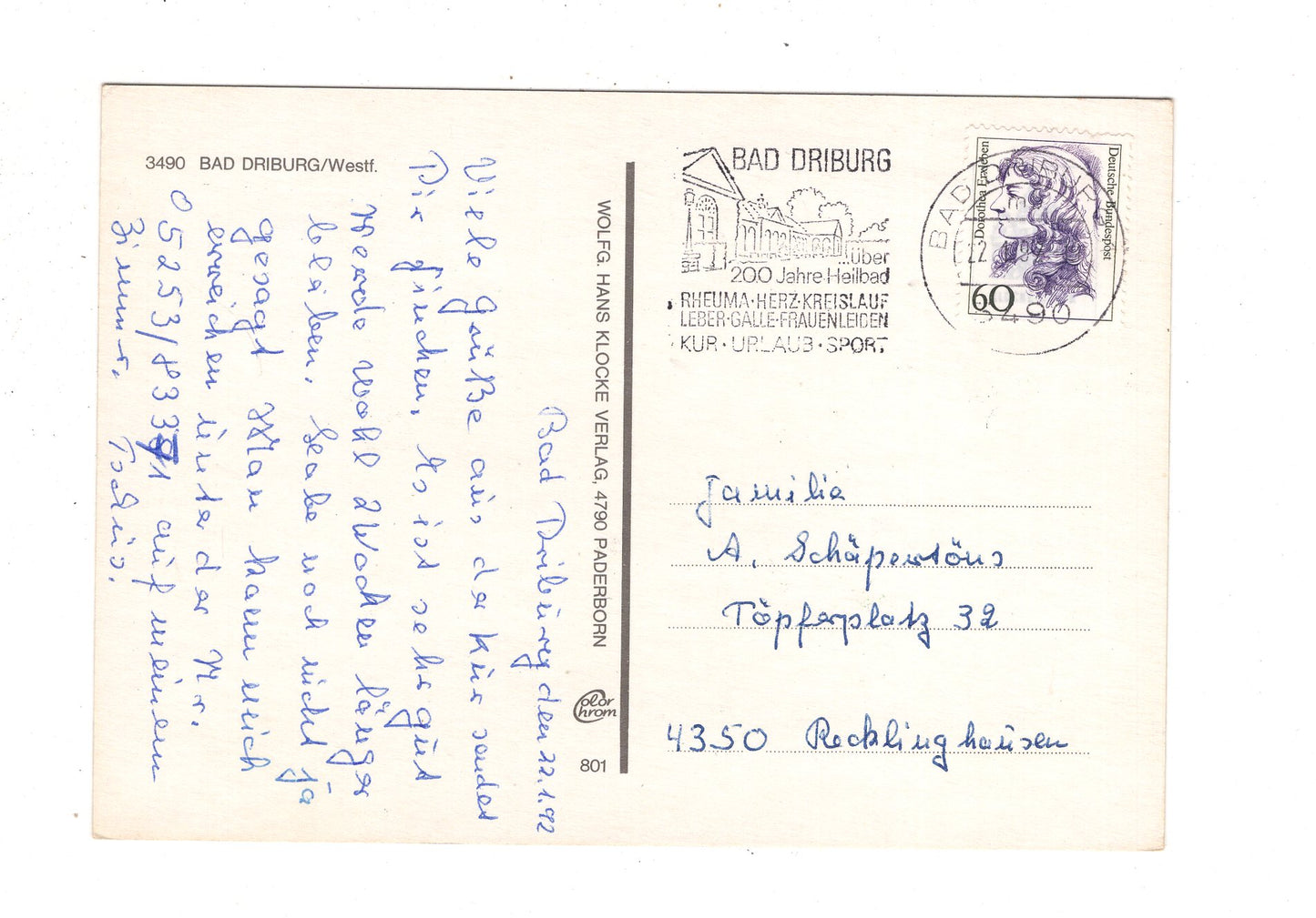 Ansichtskarte Bad Driburg / Im Kurpark / J1-53