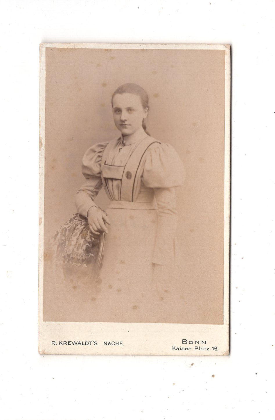 Fotografie Feine Dame - Bonn 1890er