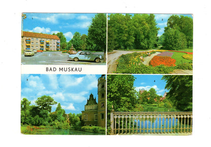 Ansichtskarte Bad Muskau / Platz des Friedens +++
