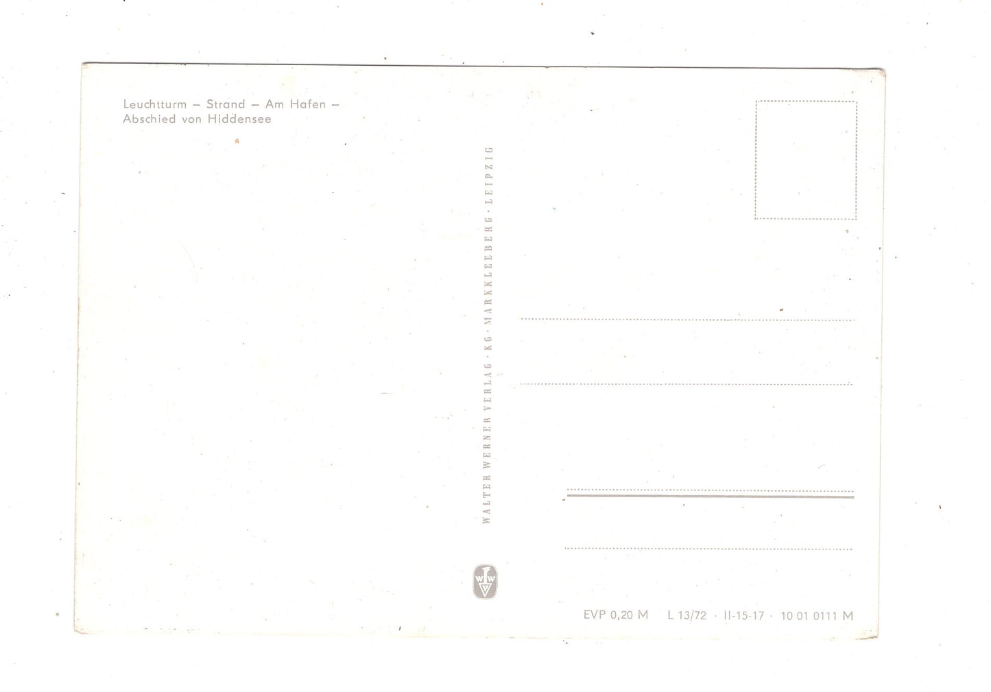 Ansichtskarte Insel Hiddensee / Kloster / L1-69