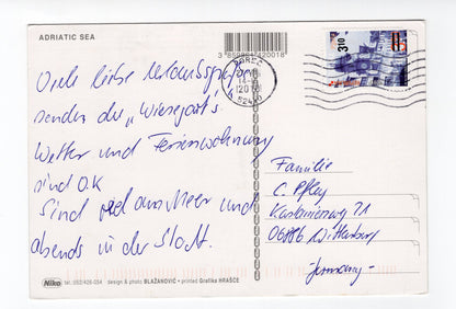 Ansichtskarte Porec / Kroatien