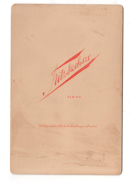 Fotografie Feines Paar - Elbing Elbląg um 1890