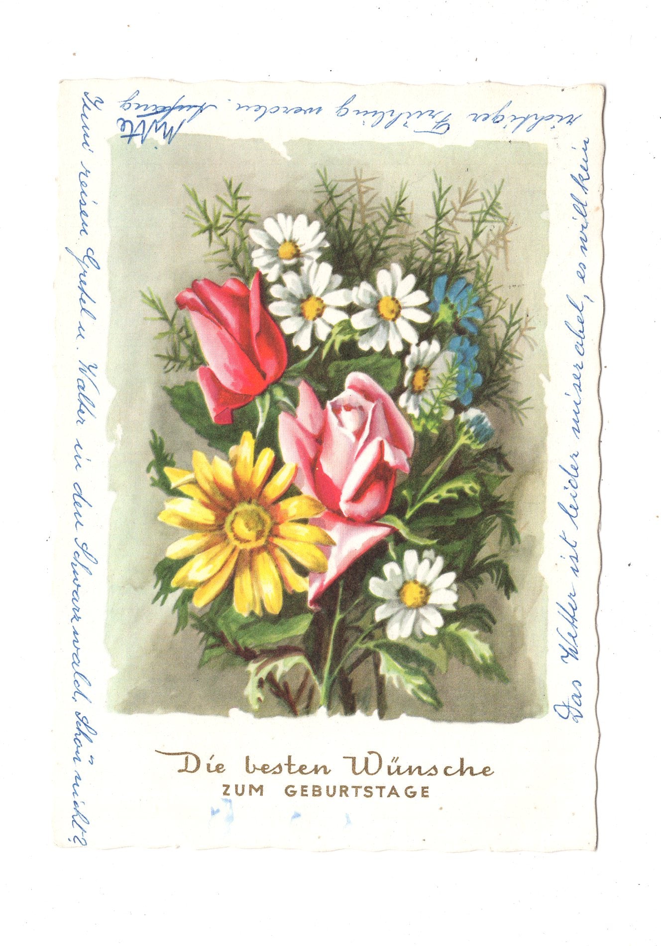 Ansichtskarte Glückwünsche / Glückwunsch zum Geburtstag / L1-60