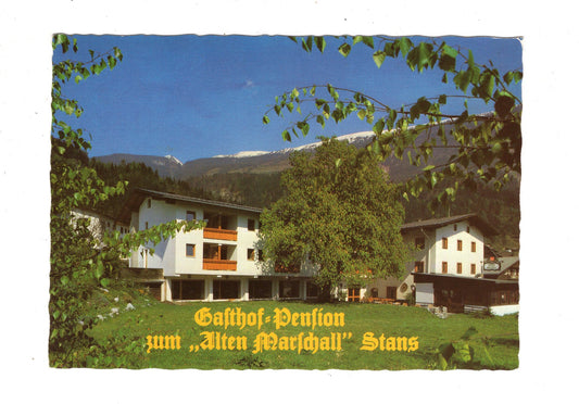 Ansichtskarte Gasthof-Pension zum Alten Marschall / Stans / Tirol / Österreich