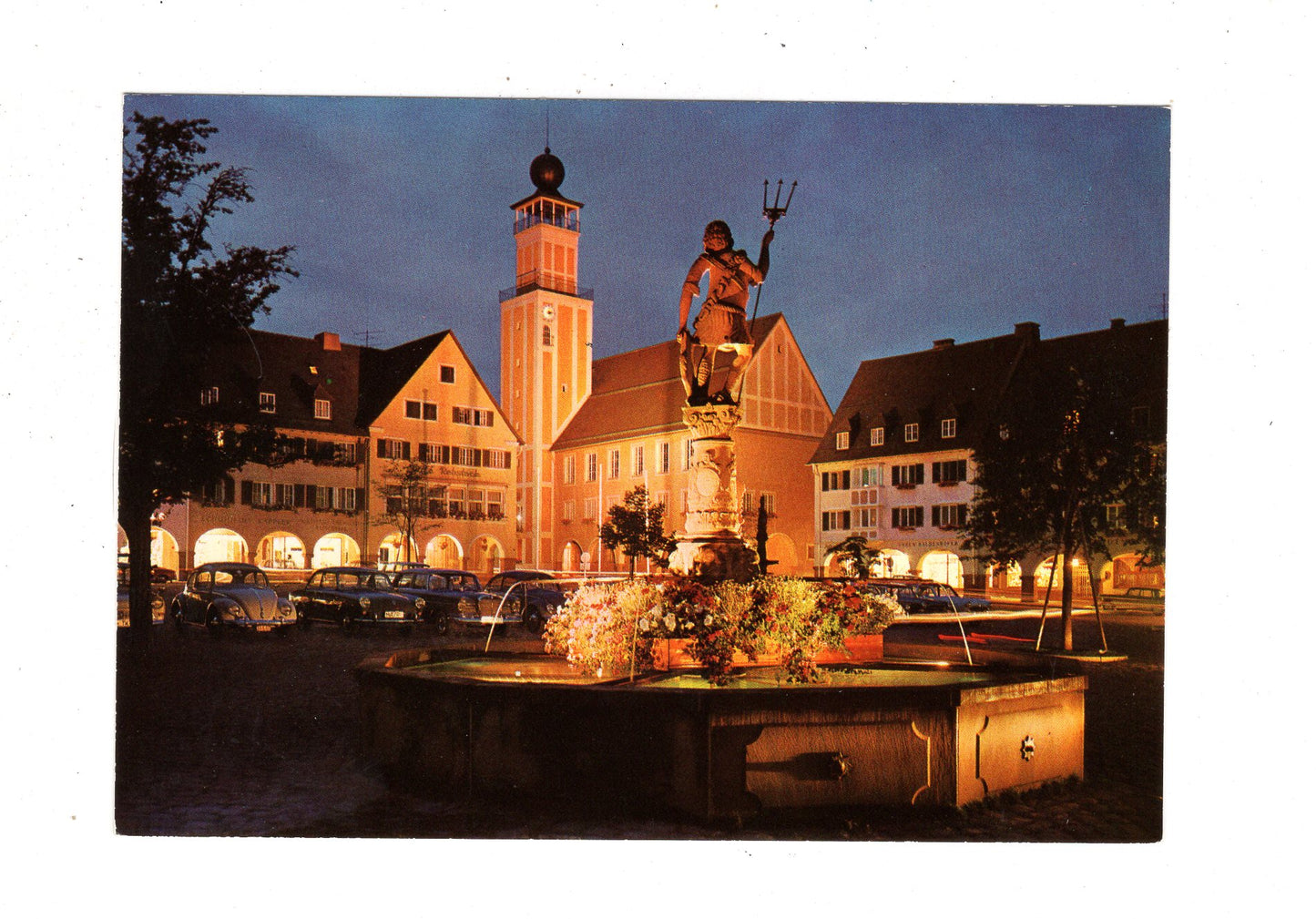 Ansichtskarte Freudenstadt im Schwarzwald / Marktplatz mit Rathaus +++ / J1-69