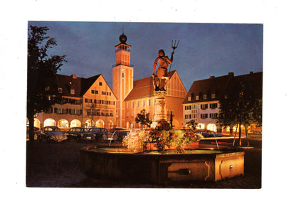 Ansichtskarte Freudenstadt im Schwarzwald / Marktplatz mit Rathaus +++ / J1-69