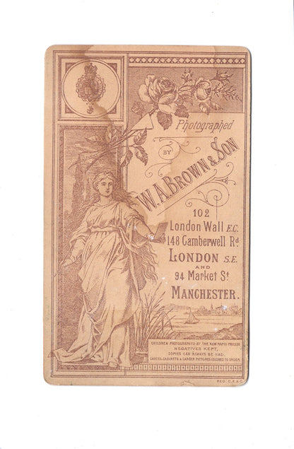 Fotografie Schönes Kinderbild / Baby - London / Manchester 1880er