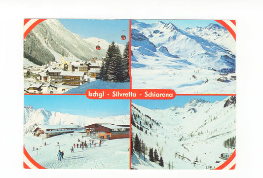 Ansichtskarte Ischgl - Silvretta - Skiarena / Tirol / Österreich