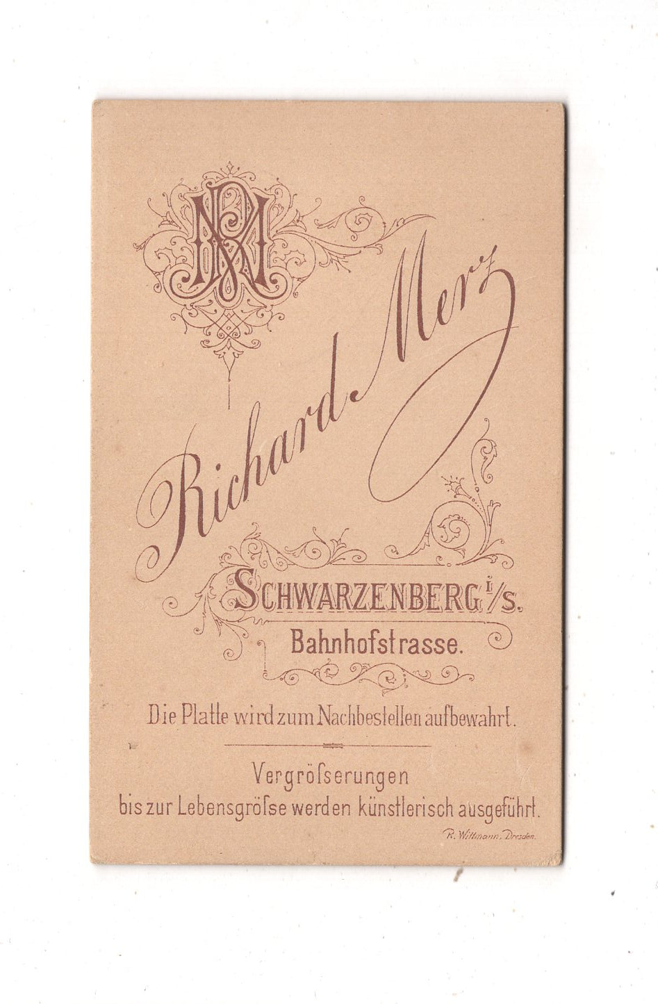 Fotografie Niedliche kleine Kinder - Schwarzenberg 1880er / CDV M1-10