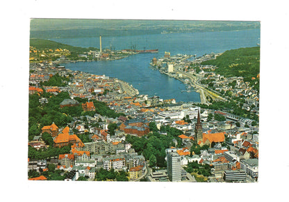 Ansichtskarte Flensburg / Stadt, Hafen und Förde