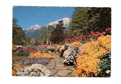 Ansichtskarte Bad Reichenhall / Im Kurpark