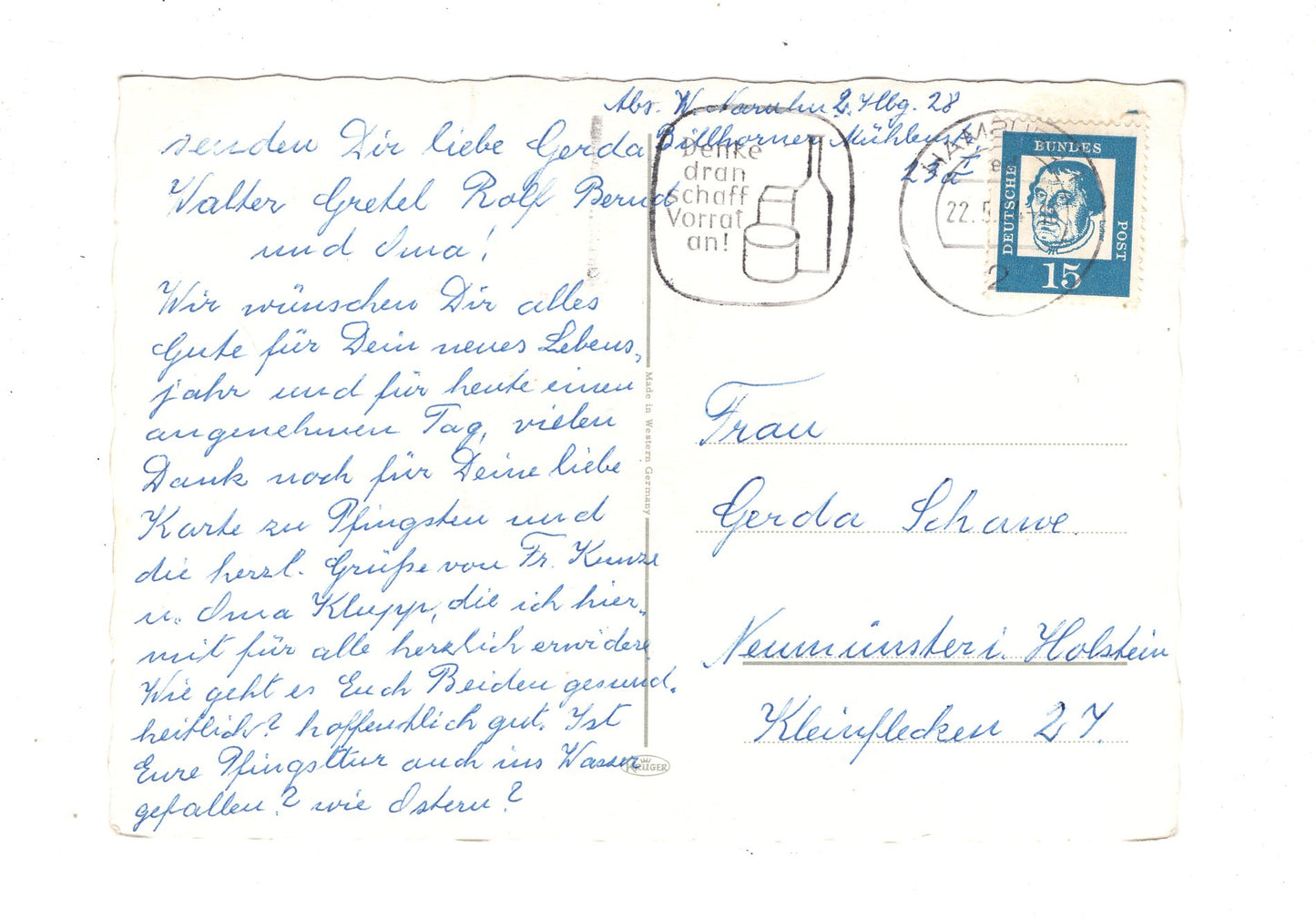 Ansichtskarte Glückwünsche / Glückwunsch zum Geburtstag / L1-60