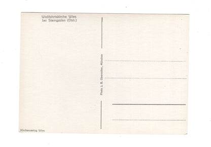 Ansichtskarte Wallfahrtskirche Wies bei Steingaden / Oberbayern