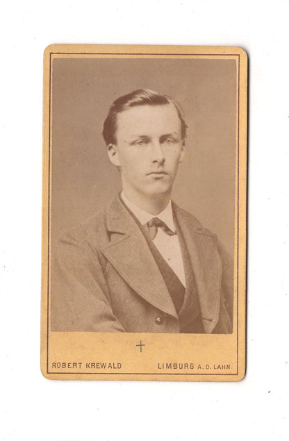 Fotografie Herrenportrait - Limburg an der Lahn 1870er / CDV C1-25