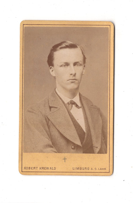 Fotografie Herrenportrait - Limburg an der Lahn 1870er / CDV C1-25