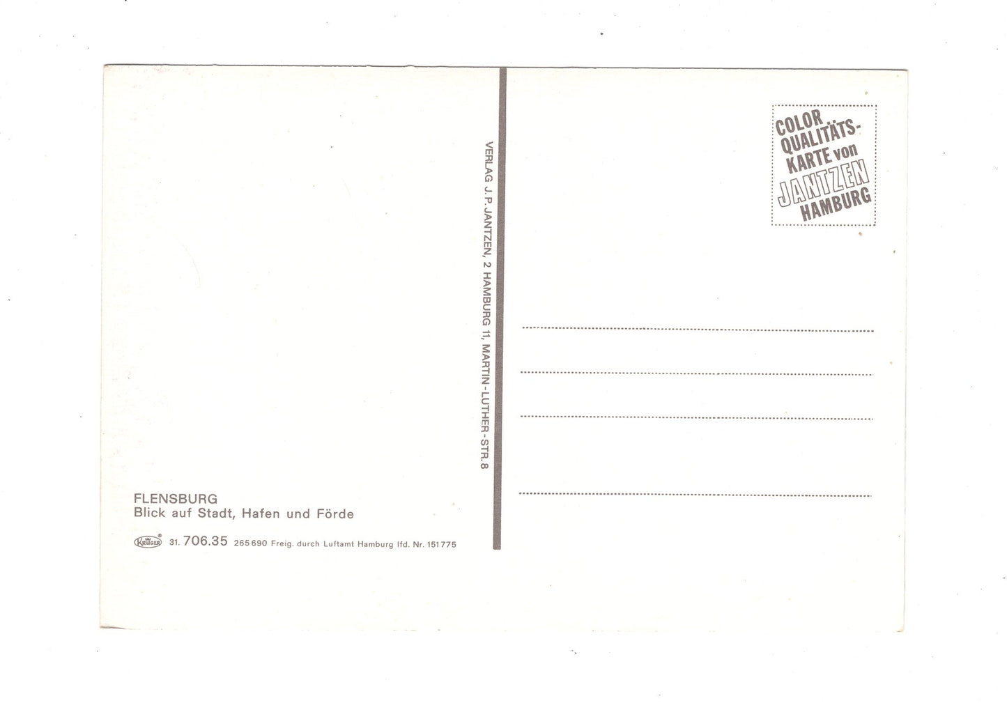 Ansichtskarte Flensburg / Stadt, Hafen und Förde