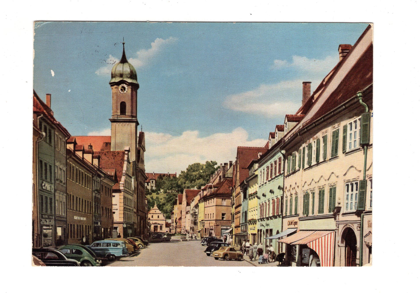 Ansichtskarte Kaufbeuren im Allgäu / Kaiser-Max-Straße / H1-58