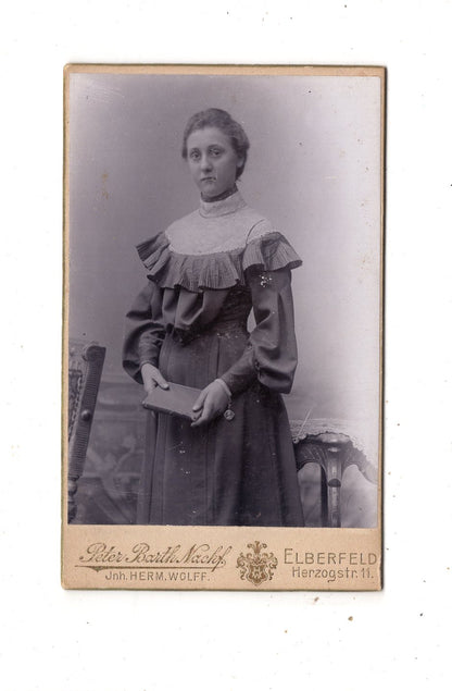Fotografie Feine Dame - Elberfeld 1890er