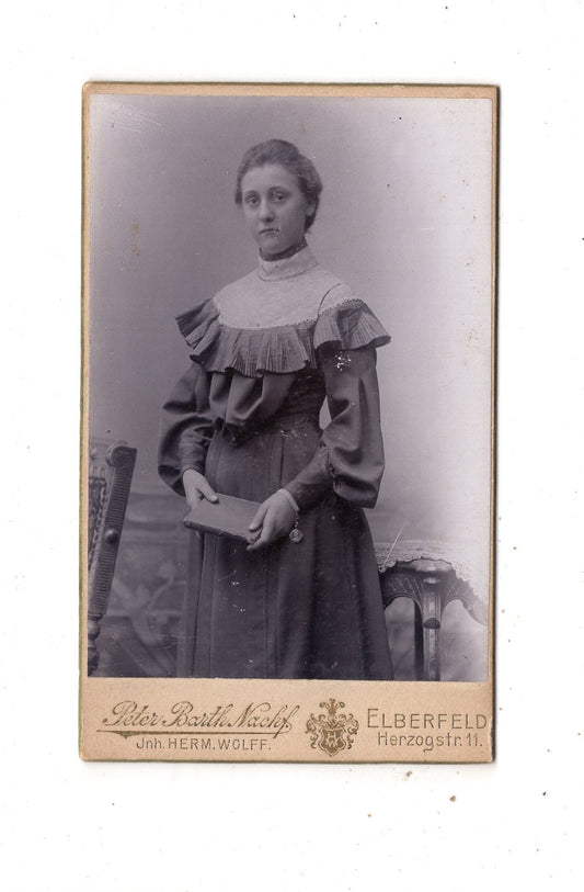 Fotografie Feine Dame - Elberfeld 1890er