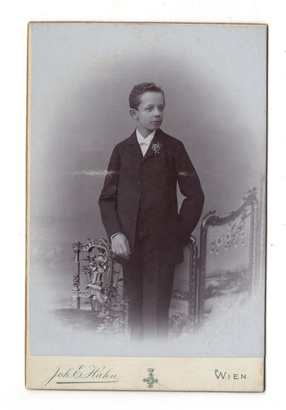 Fotografie Feiner Junge - Wien 1902 / CAB U-26