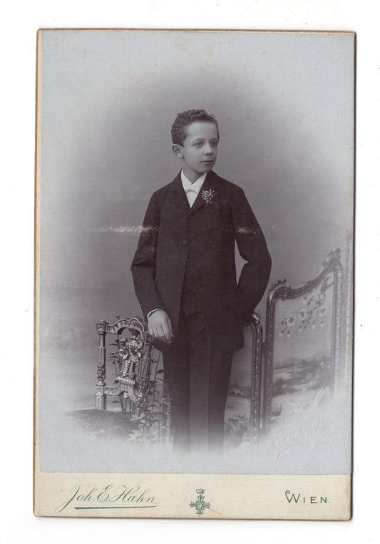 Fotografie Feiner Junge - Wien 1902 / CAB U-26